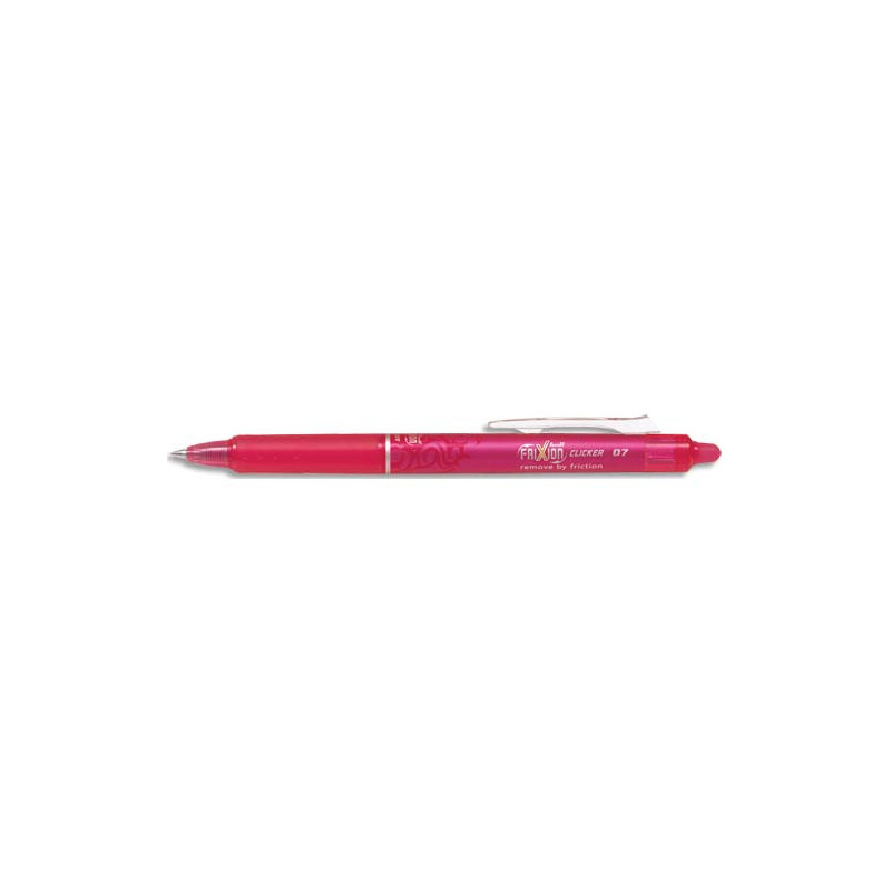 PILOT Stylo Roller FriXion Clicker rétractable, pointe moyenne Rose