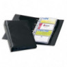 DURABLE Porte-cartes Visifix Economy pour 96 cartes de visite - 6 touches A-Z - L145 x H255 - Noir