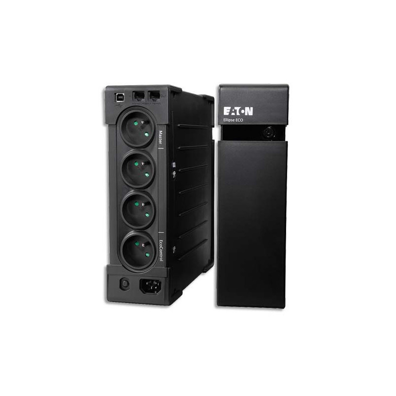EATON Onduleur professionnel Ellipse ECO 1600 USB FR, écoenergétique avec parafoudre intégré