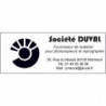 TRODAT Timbre personnalisable 5 lignes - Printy 4913 4.0 Bleu. 2 plaq.compo+1 recharge Noir. Police 3-4mm