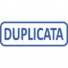 TRODAT Timbre formule DUPLICATA - Xprint à encrage automatique Bleu. Dim.empreinte 45x16mm