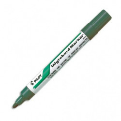 PILOT Marqueur effaçable à sec pour tableaux Blancs pointe ogive corps aluminium encre Verte WBMA-TM