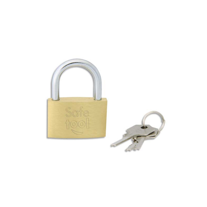 WONDAY Cadenas laiton 30 mm avec 3 clés