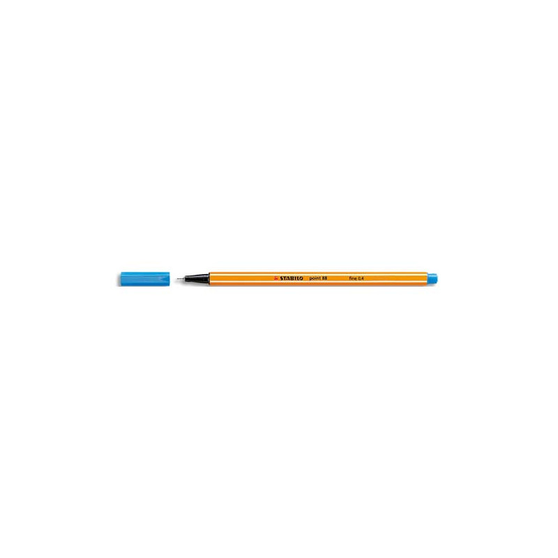 STABILO point 88 stylo-feutre pointe fine (0,4 mm) - Bleu électrique