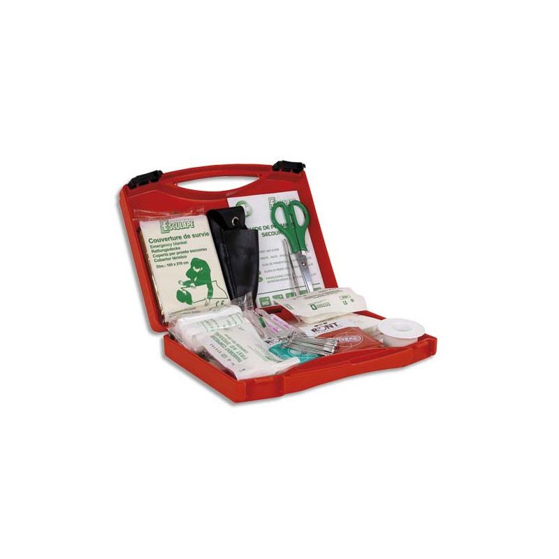 LABORATOIRES ESCULAPE Trousse de premiers secours BTP 5 - pour chantiers de 1 à 5 personnes