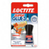 SUPER GLUE Flacon 5g Colle instantanée liquide (pinceau applicateur)