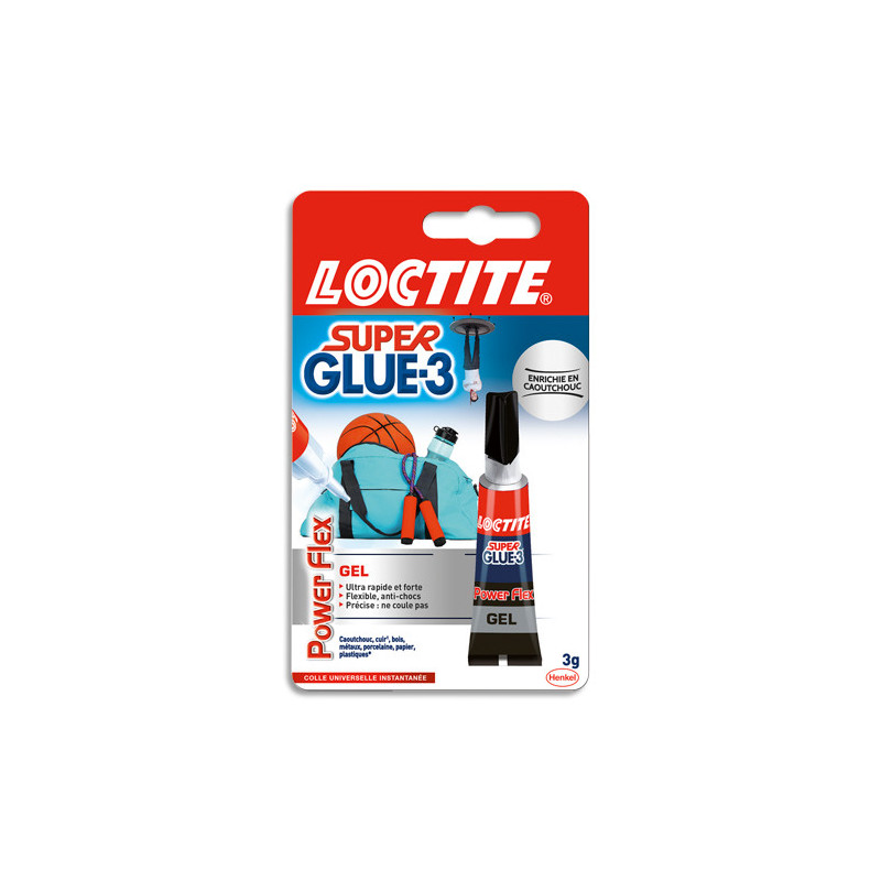 SUPER GLUE Tube 3g gel Colle instantanée gel