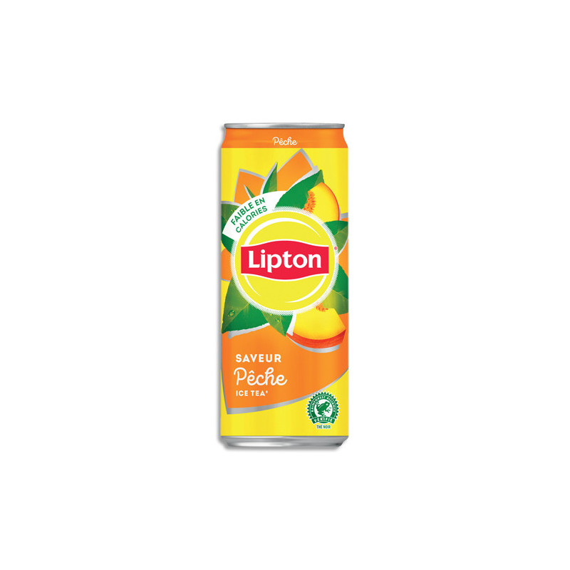 LIPTON Cannette d'Ice Tea Pêche de 33 cl