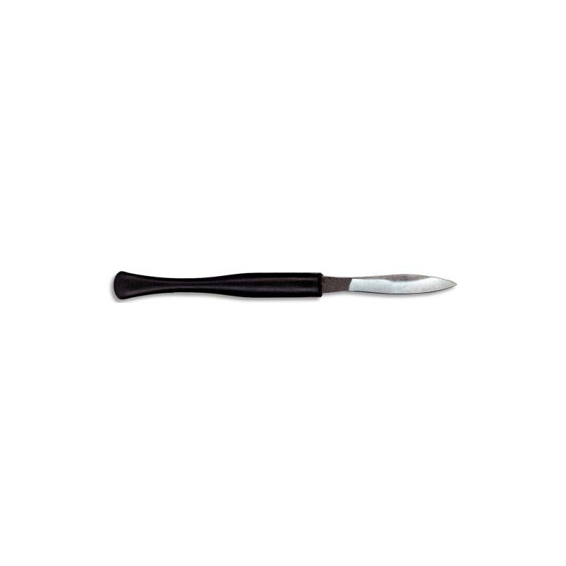 WONDAY Scalpel classique, lame en acier inox trempé, manche en plastique - Longueur 16 cm
