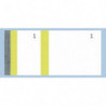 EXACOMPTA Bloc vendeur 100 feuillets 60x135 mm Jaune