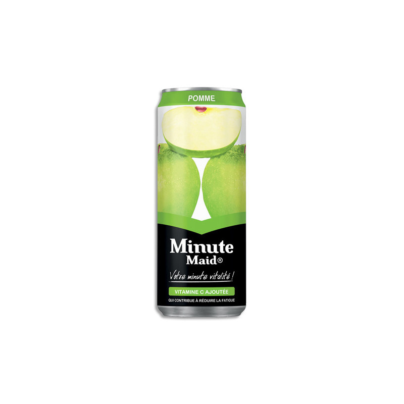 MINUTE MAID Canette de jus de pomme de 33cl