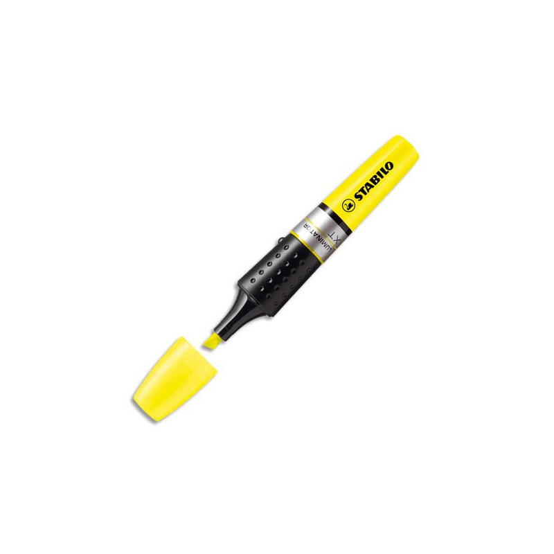 STABILO LUMINATOR surligneur pointe biseautée - Jaune fluo