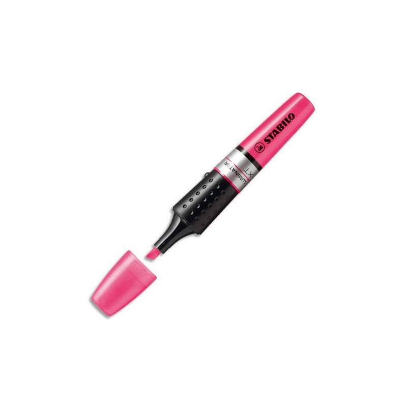 STABILO LUMINATOR surligneur pointe biseautée - Rose fluo