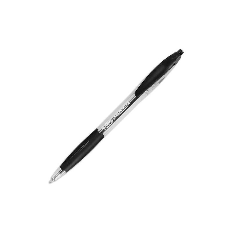 BIC Atlantis Classic Stylos-Bille Rétractables Pointe Moyenne (1,0 mm) - Noir