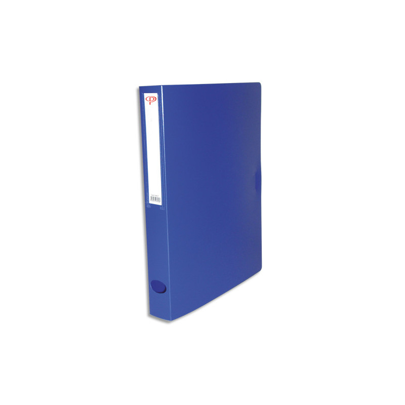PERGAMY Boîte de classement dos de 4 cm, en polypropylène 7/10e. Coloris bleu