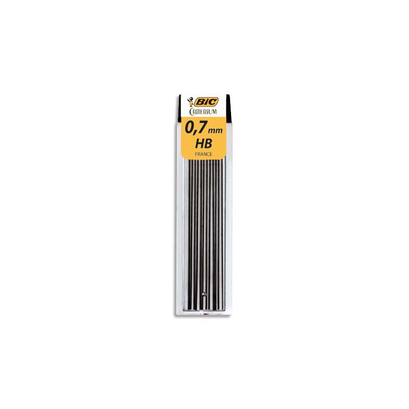 BIC Mines Graphite - 0,7 mm HB, Etuis de 12 Mines