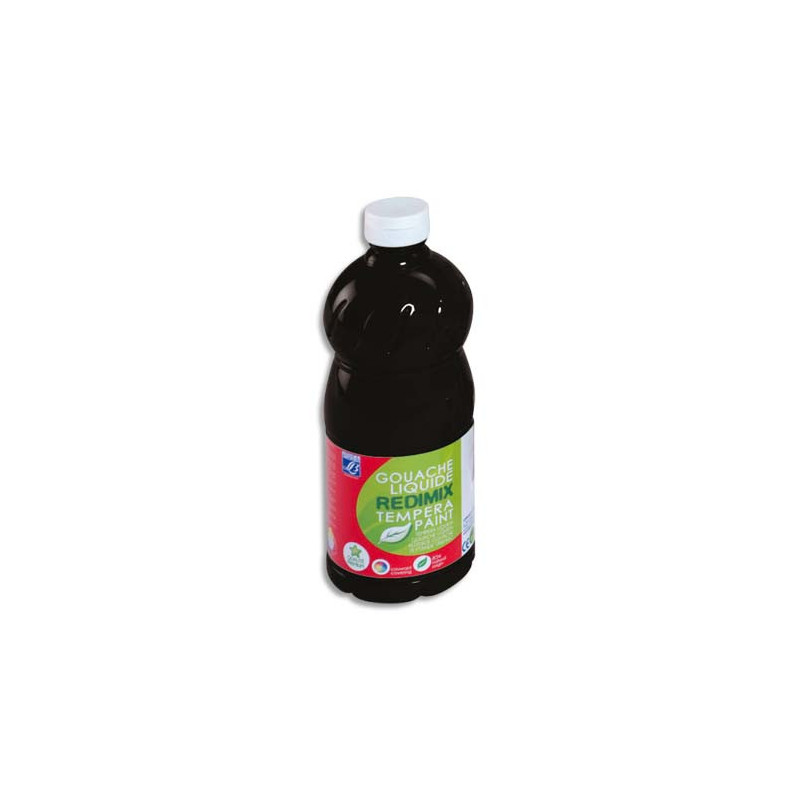 LEFRANC & BOURGEOIS Gouache liquide 1 litre Noir