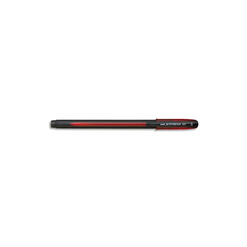 UNI-BALL Roller encre gel JETSTREAM 101, encre Rouge, écriture médium 1mm