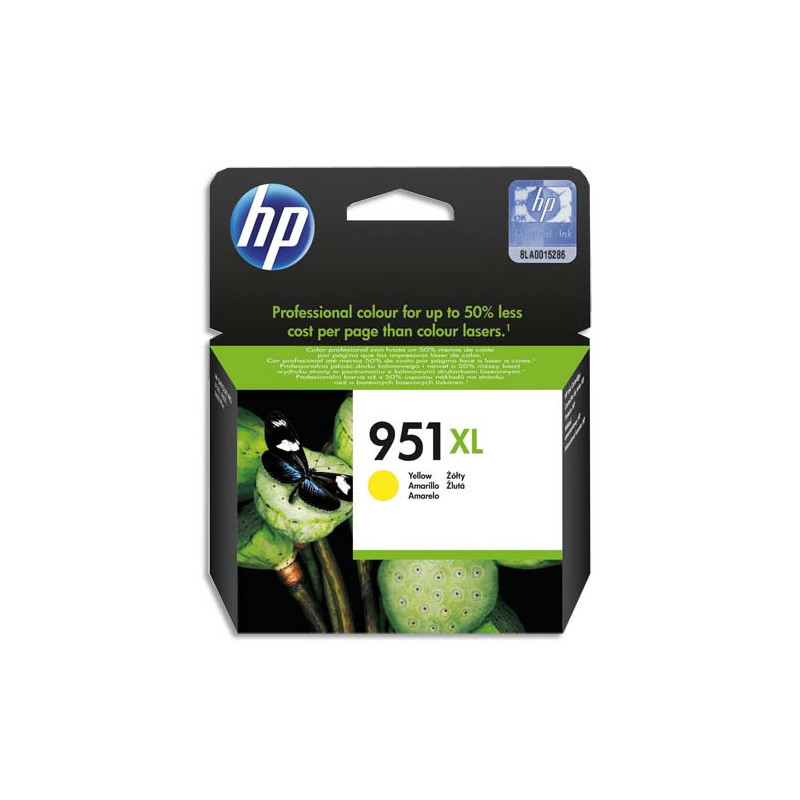 HP 951XL Cartouche d'Encre Jaune grande capacité Authentique(CN048AE)