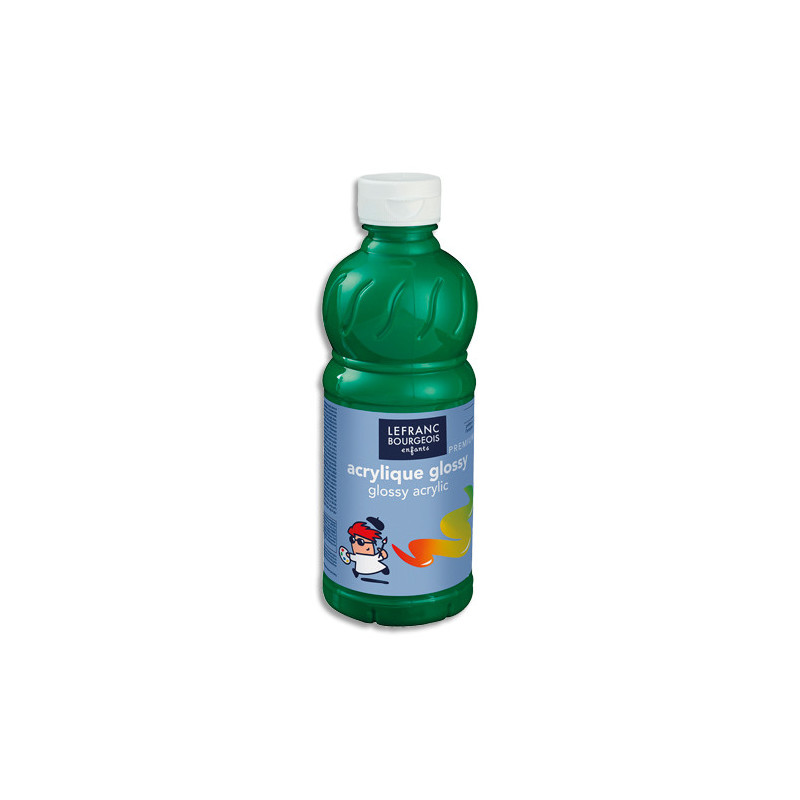 LEFRANC & BOURGEOIS Flacon de 500ml gouache Glossy Vert brillant