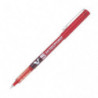 PILOT Stylo Roller pointe tubulaire 0,5 mm encre liquide Rouge HI-TECPOINT BX-V5