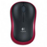 LOGITECH Souris sans fil M185 Rouge 910-002237