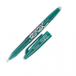 PILOT Stylo bille encre gel qui s'efface à l'aide de la gomme en bout de stylo FriXion coloris Vert