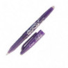 PILOT Stylo bille encre gel qui s'efface à l'aide de la gomme en bout de stylo FriXion coloris Violet.