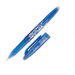 PILOT Stylo bille encre gel qui s'efface à l'aide de la gomme en bout de stylo FriXion coloris Turquoise