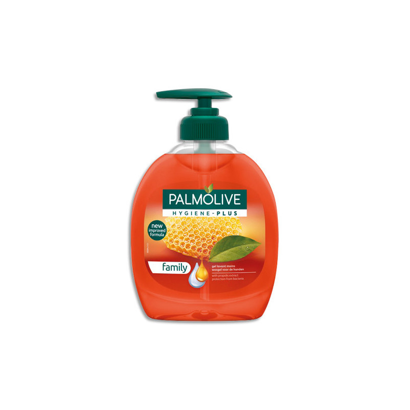 PALMOLIVE Flacon pompe 300ml Savon liquide Hygiène+ antibactérien enrichit en agents hydratants PH Neutre