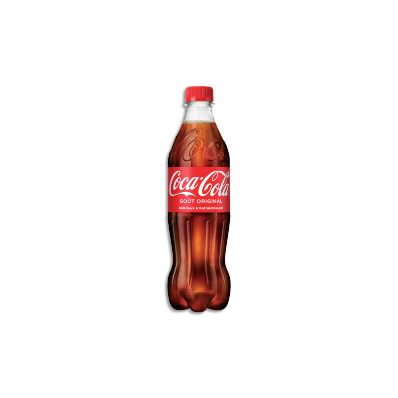 COCA-COLA Bouteille plastique de boisson gazeuse pétillante de 50 cl