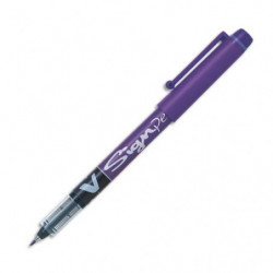 PILOT Stylo-feutre pointe en nylon largeur de trait 0,6 mm encre liquide Violet V-SIGN PEN