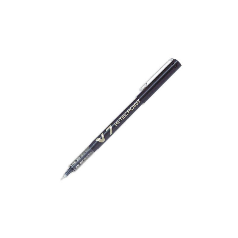 PILOT Stylo Roller pointe tubulaire 0,7 mm encre liquide Noire HI-TECPOINT BX-V7