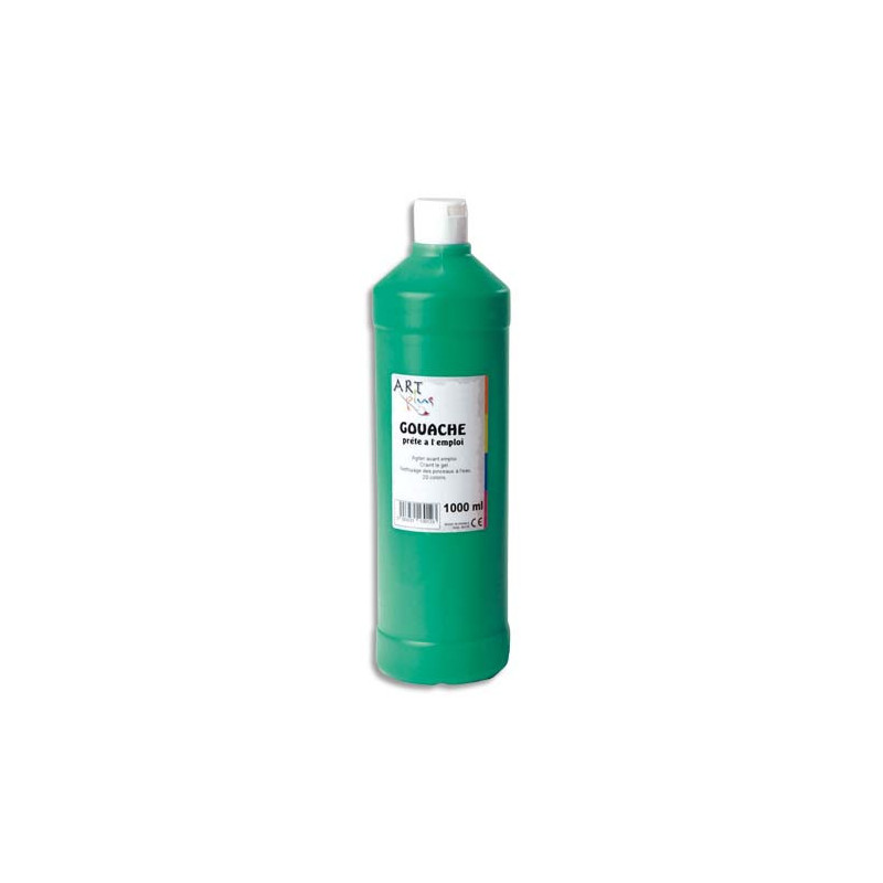 ART PLUS Gouache liquide 1 litre Vert moyen prete a l'emploi