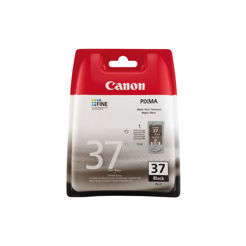 CANON Cartouche Jet d'encre PG37 Noir