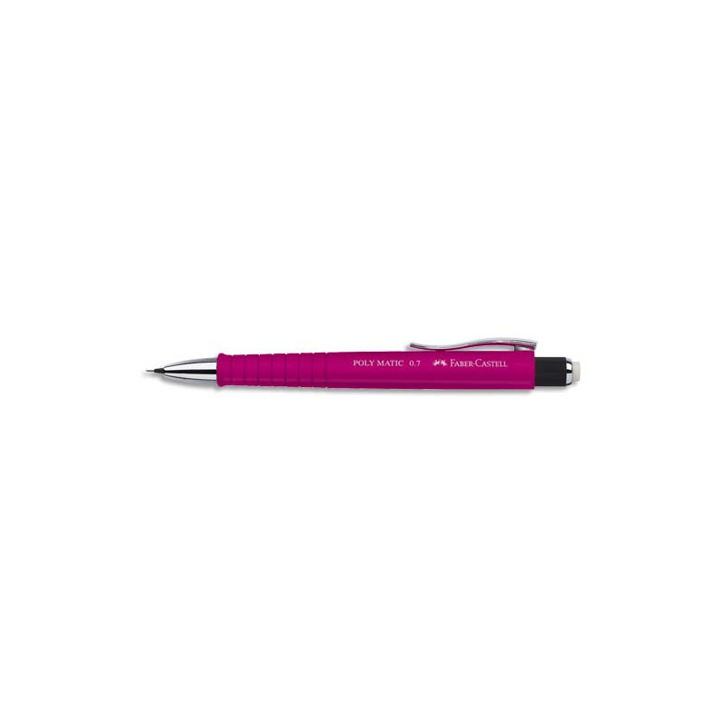 FABER CASTELL Porte-mine POLY MATIC 0,7mm. Corps Rose