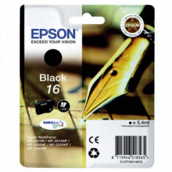 EPSON Cartouche Jet d'Encre DURABrite Ultra Noir ''Stylo à plume'' 16 - C13T16214012