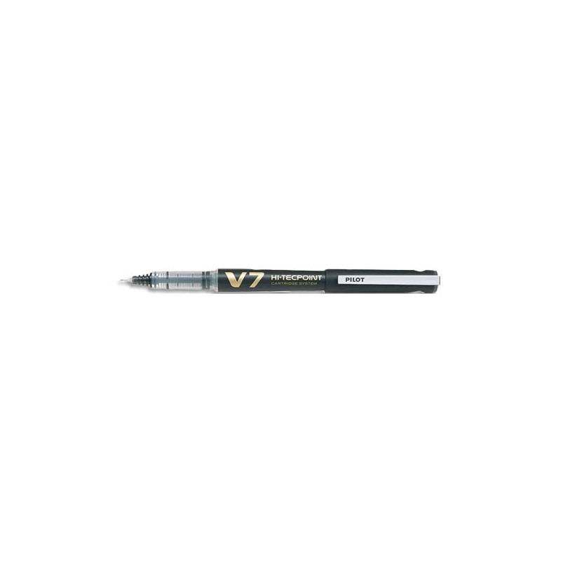 PILOT Stylo roller BEGREEN rechargeable, pointe tubulaire 0,7 mm encre liquide Noire HI-TECPOINT