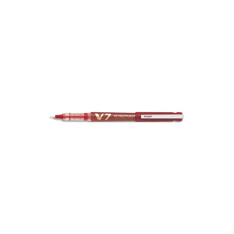 PILOT Stylo roller BEGREEN rechargeable, pointe tubulaire 0,7 mm encre liquide Rouge HI-TECPOINT