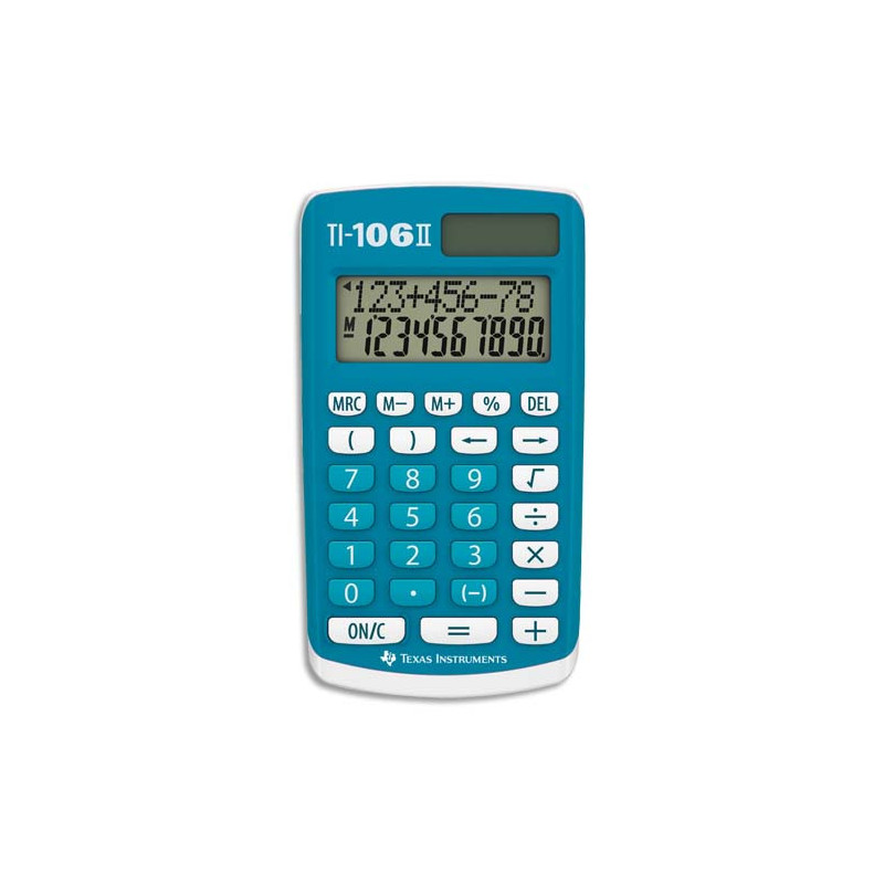TEXAS INSTRUMENTS Calculatrice primaire TI-106II Bleue 106II/FBL/1E2
