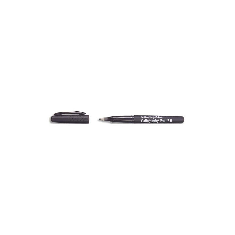 ARTLINE Stylo calligraphie pointe fibre 2mm. Coloris Noir