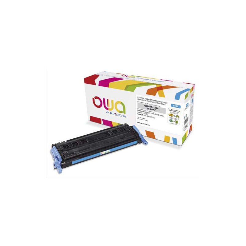 OWA Cartouche toner compatible Cyan Q6001A K12241OW