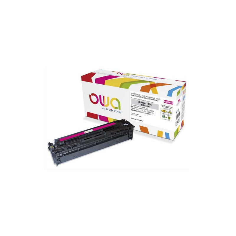 OWA Cartouche compatible Laser Magenta CB542A K15106OW