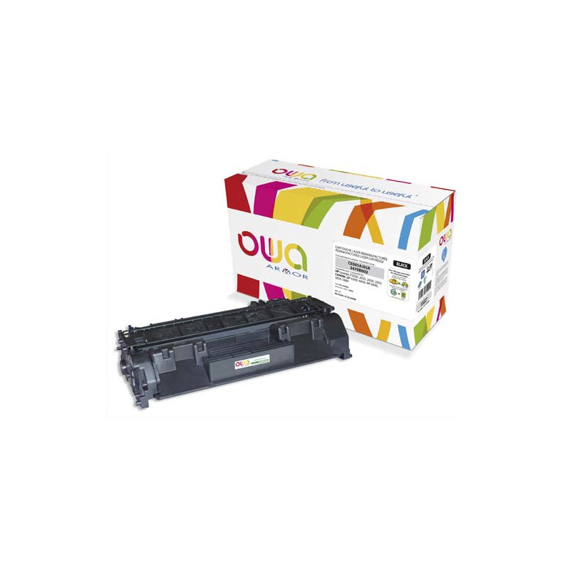 OWA Cartouche Laser compatible Noir CE505A K15120OW