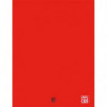 PLEIN CIEL Cahier piqûre 21x29,7cm 96 pages grands carreaux Seyès 90g. Couverture polypro Rouge