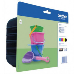 BROTHER Multipack Jet d'encre LC221VALBP