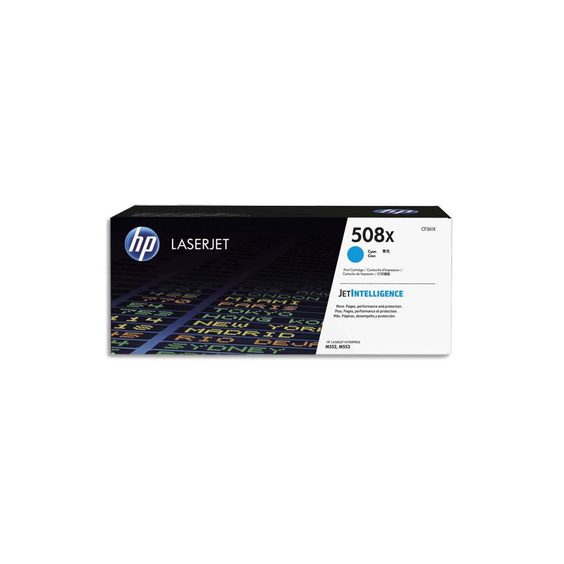 HP Cartouche Laser Cyan 508X CF361X