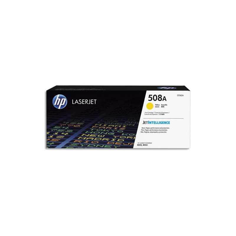 HP Cartouche Laser Jaune 508A CF362A