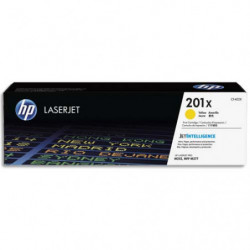 HP 201X CF402X Toner Jaune grande capacité Authentique pour HP Color LaserJet Pro M252 / M274 / M277