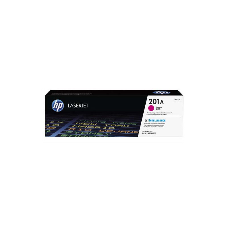 HP 201A CF403A Toner Magenta Authentique pour HP Color LaserJet Pro M252 / M274 / M277